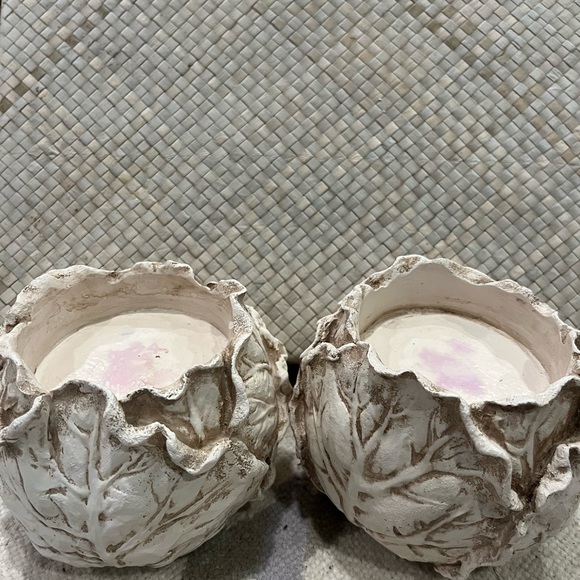 Berkeley Designs Cabbage Candle Holders - Picture 2 of 6